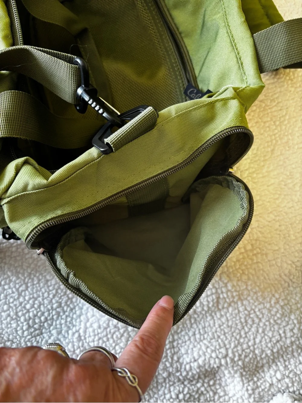 Cabela's Olive Green Messenger Bag